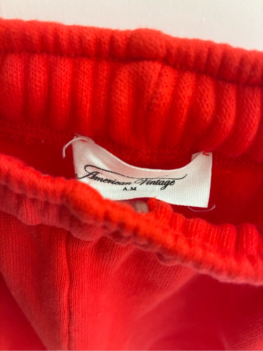 American Vintage Izubird Strawberry Red Shorts - Picture 4 of 5